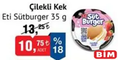 ETİ SÜT BURGER ÇİLEKLİ KEK 35 G
